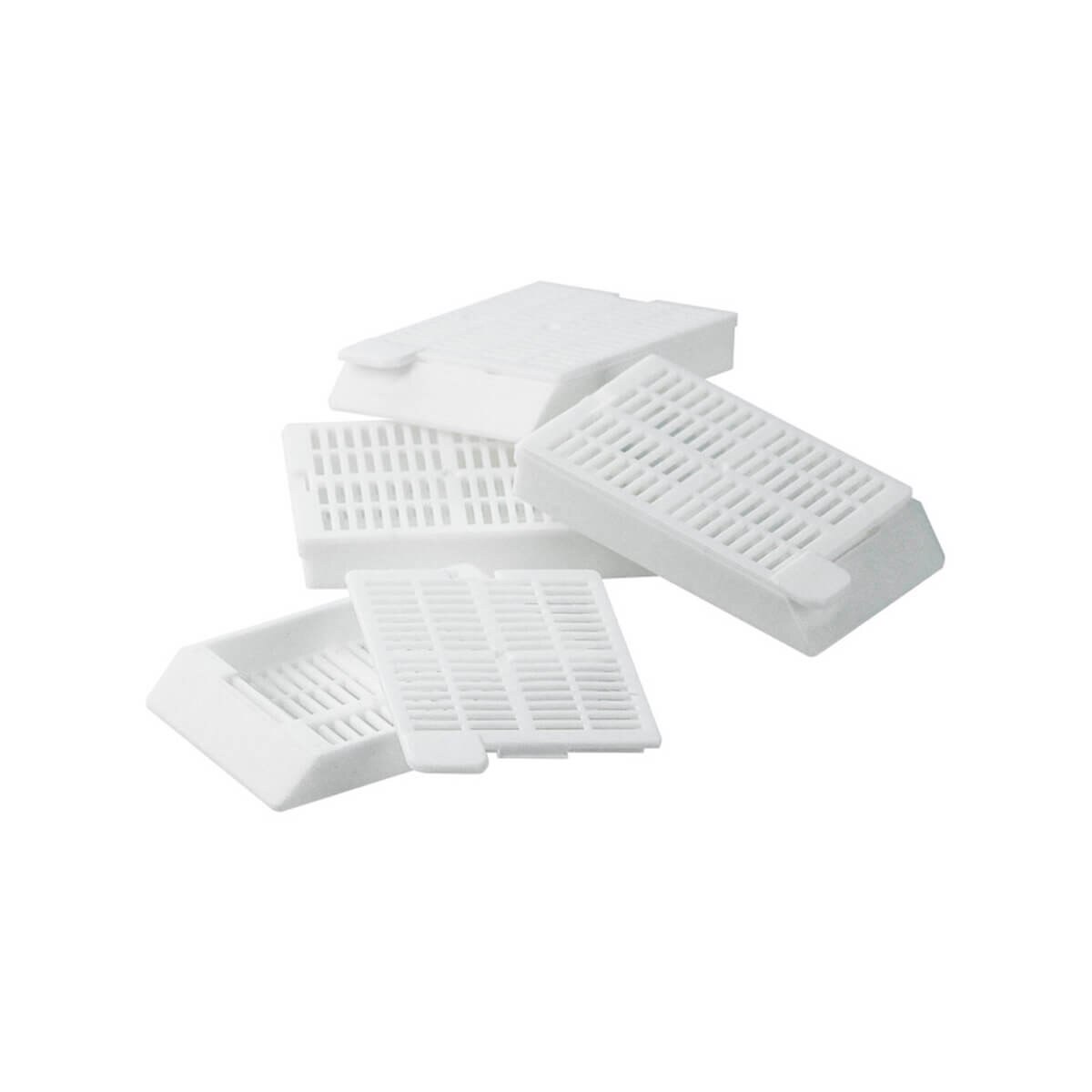 Two Piece Tissue Cassette, White